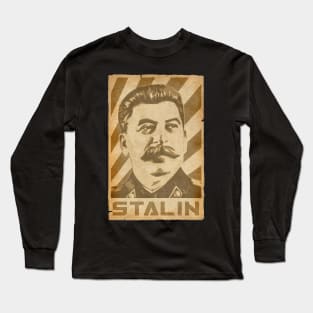 Joseph Stalin Propaganda Poster Long Sleeve T-Shirt